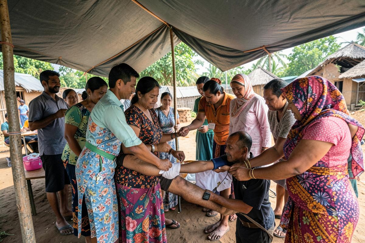 Turning a health camp into a year of goodwill